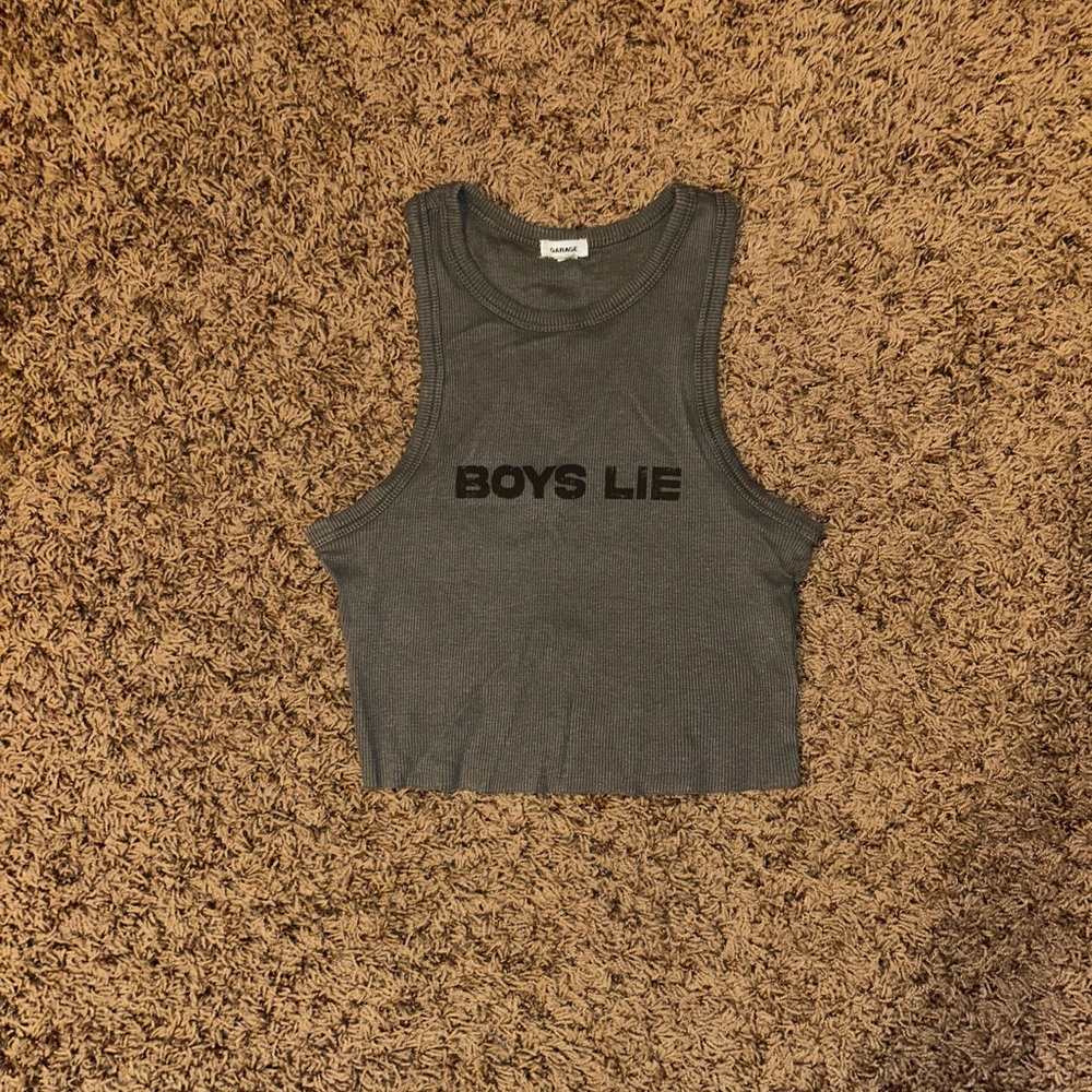 Garage cropped tank Small